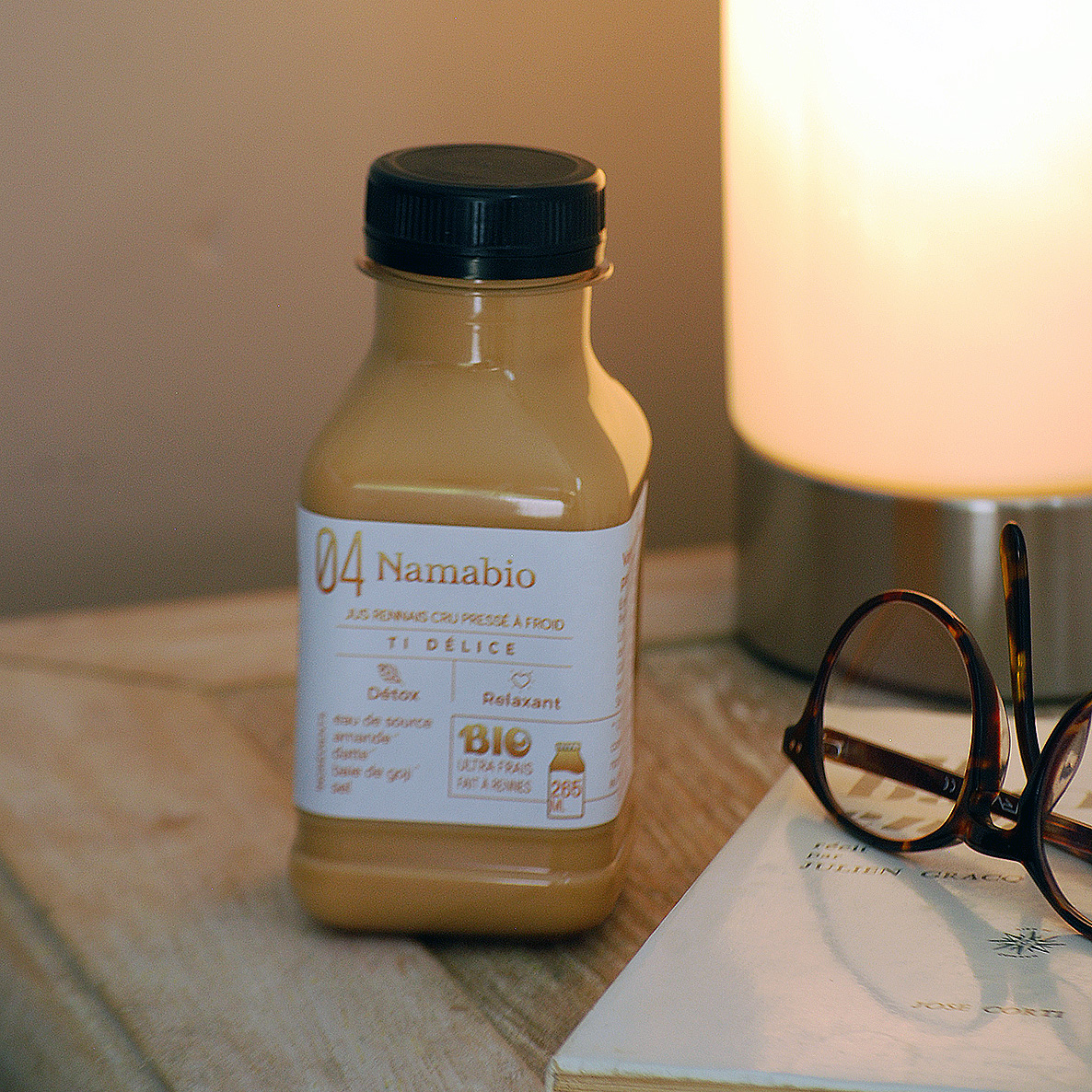 lait végétal d'amandes