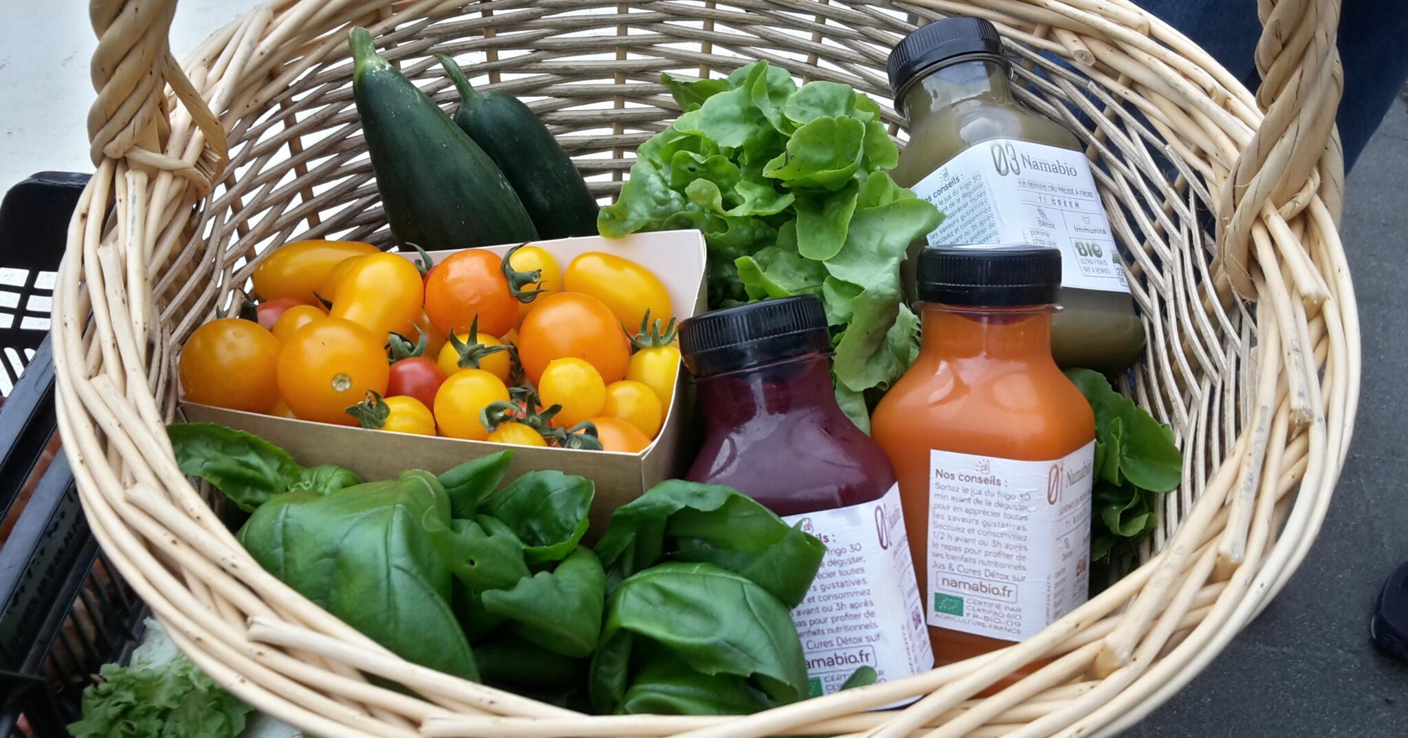 Panier de jus Détox